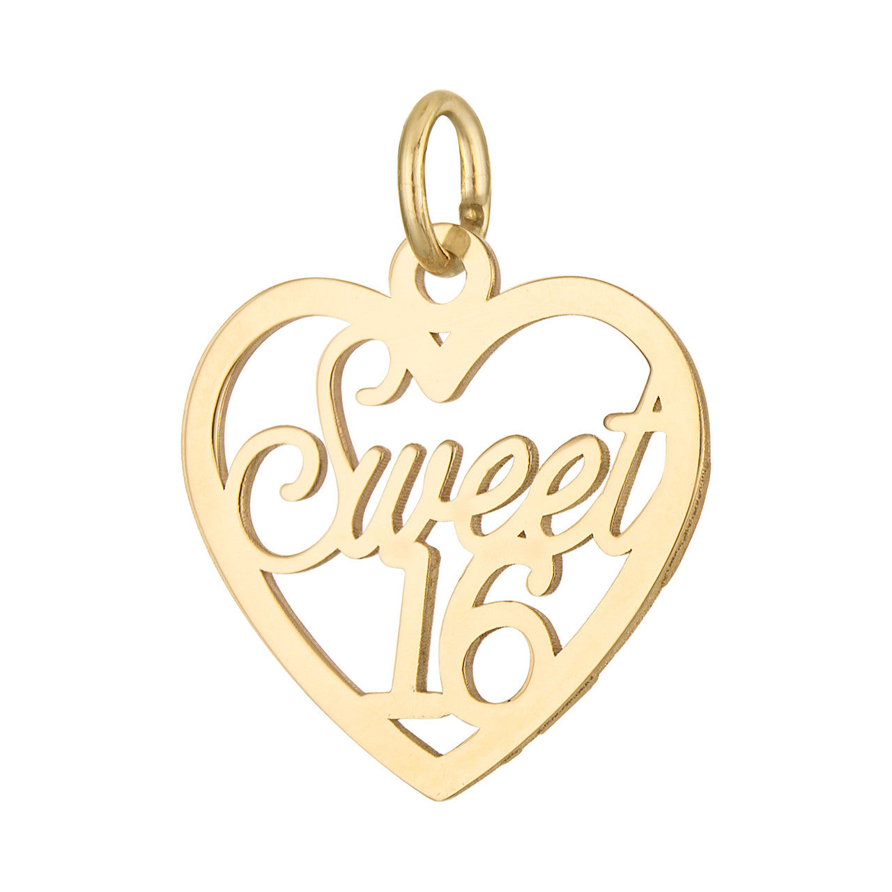 Sweet Sixteen 14K Gold Charm